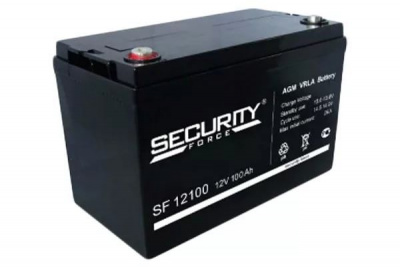 Аккумуляторная батарея 12 В, 100 Ач. (Security Force) SF 12100