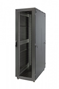 EUROLAN 60F-33-66-34BL Шкаф Racknet 600х600, 33U, высота 1625мм, перфорированные передняя и задняя двери