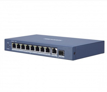 DS-3E0510P-E Коммутатор 8 порт PoE  HIKVISION