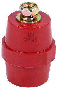 Изолятор SM60 (М8) силовой с болтом  IEK  YIS11-60-20-B