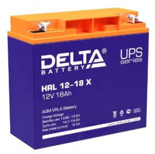 Аккумуляторная батарея 12 В, 18 Ач. (Delta) HRL 12-18 Х