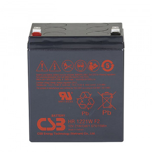 Аккумуляторная батарея 12 В, 5 Ач. (CSB) HR1221W F2