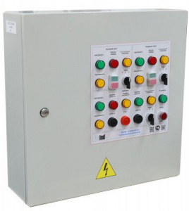 ШК1102-32-НКВ Шкаф управления 2 насосами и задвижкой, 2х16А, 380В, IP54  (СВТ 58.523.000-06)