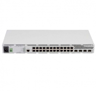 MES2424B Ethernet-коммутатор 24 порта 10/100/1000BASE-T, 4 порта 1000BASE-X/10GBASE-R, L3, 220В AC, 12B DC