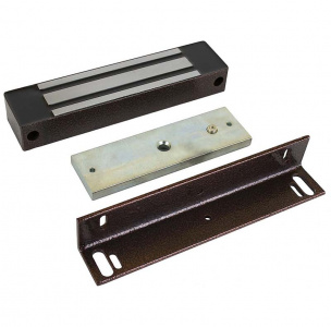 ML-350N (с уголком) Замок электромагнитный  влагозащищенный (коричневый)