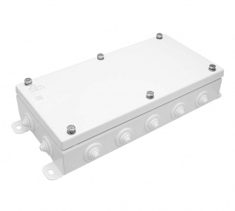 КМ-О (28к)-IP55 1530 Коробка монтажная огнестойкая, 14 вводов (150х300х60)