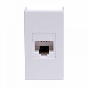 Розетка комп. 1 RJ-45 VIVA 1 мод. 5е белый (DKC) 45038