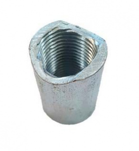 Муфта приварная с фрезеровкой оцинкованная 35мм