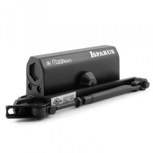 Доводчик НОРА-М 430 ISPARUS (50-110кг) (черный) морозостойкий