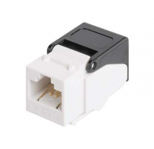 NMC-KJUE2-NT-WT Модуль KeyStone cat.6, RJ45/8P8C, самозажимной, неэкр, белый