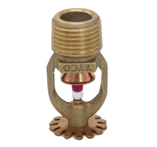 TY325 Ороситель спринклерный водяной, плоская розетка, К=80, 79оС, Бронза