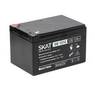 Аккумуляторная батарея 12В, 12 А/ч  SKAT SB 1212