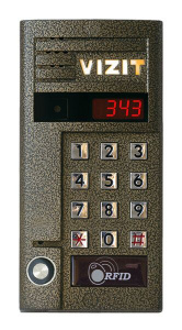 VIZIT БВД-343RT Блок вызова аудиодомофона считыватель TM, RF