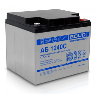 АБ 1240С Аккумуляторная батарея 12 В, 40 Ач. Болид