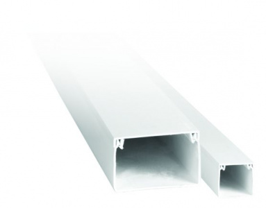 Кабель-канал 40х40 (24м/уп)белый EKF Basic (kk-40-40-basic)