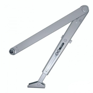 L192 рычажная тяга с фиксацией в открытом положении для DC200, цвет серебристый, неотключаемая ASSA Abloy (DCL192------EV1-)