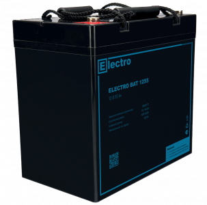 Аккумуляторная батарея 12 В, 55 Ач. ELECTRO BAT 1255