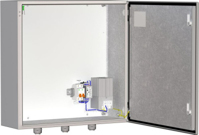 ТШ-1 Шкаф монтажный с обогревом 600x600x210мм