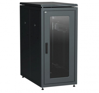 Шкаф напольный 24U (1250х600х1000мм) дверь стекло  ITK LN05-24U61-G