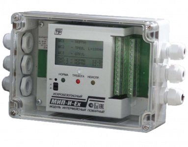 МИП-3Ex Модуль интерфейсный пожарный, 3 шлейфа, взрывозащищенный [Exiа]IIС, IP65