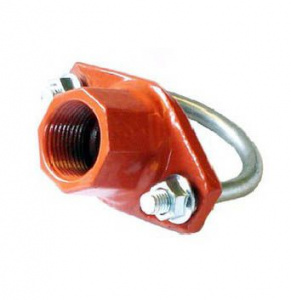 Отвод резьбовой малый крашенный, 1 1/4" х 1/2" (42.4 мм х 1/2"), Ру= 2.5 МПа ДИНАРМ