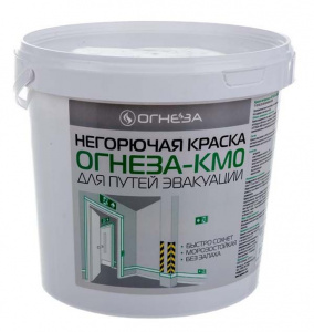 ОГНЕЗА-КМ0 НГ Огнезащитная краска для минеральных поверхностей на водной основе (ведро 30кг)