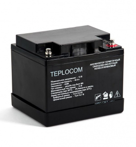 TEPLOCOM 40Ач Аккумулятор герметичный свинцово-кислотный