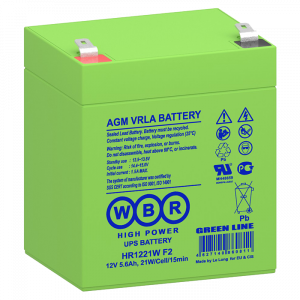 Аккумуляторная батарея 12 В, 5,6 Ач. (WBR) HR1221W F2