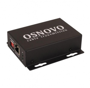 Osnovo E-PoE/1A Удлинитель PoE по кабелю UTP 10M/100M Fast Ethernet на 250м (до 30 Вт)
