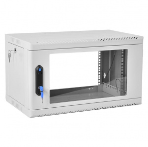 ШРН-6.350 Шкаф настенный сварной 6U (600×360) съёмные стенки, дверь стекло