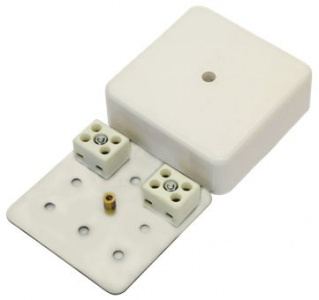 МЕТА 7403-4 Коробка коммутационная огнестойкая 4 конт, 75х75х28мм, IP41