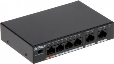 DH-PFS3106-4ET-60 Коммутатор PoE 4-портовый неуправляемый