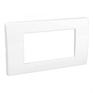 Рамка на 4 модуля, белая, RAL9010 (DKC) 75011W