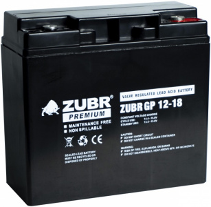 Аккумуляторная батарея 12 В, 18 Ач. (ZUBR) GP12-18