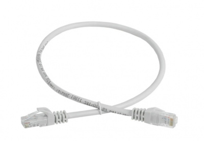 Патч-корд UTP4 cat.5e (0,5м) серый (PC01-C5EU-05M)