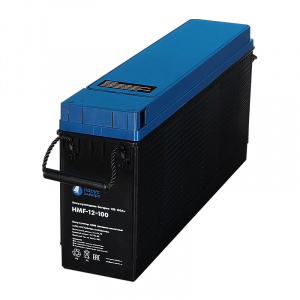 HMF-12-100 Фронт-терминальная АКБ в корпусе из негорючего пластика 12 В 100 Ач