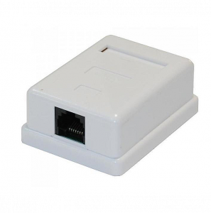 Настенная инф. розетка RJ45, кат.5Е UTP, 1-порт ITK CS2-1C5EU-12