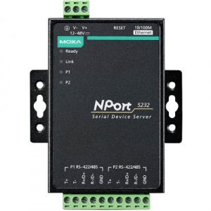 NPort 5232 Сервер портовых устройств RS-422/485 в Ethernet; 2 порта MOXA