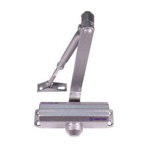 TS-DC065 серебро Доводчик для  дверей до 75 кг, мopoзocтoйкий Tantos