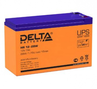 Аккумуляторная батарея 12 В, 7 А/ч. (Delta) HR 12-28W