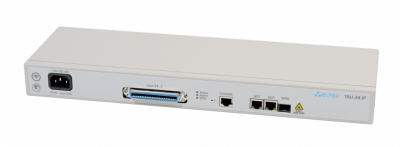 TAU-24.IP-AC-S.  VoIP-шлюз TAU-24.IP: 24хFXS, 3хRJ45-10/100/1000, SIP/H.323, 1U, AC 220V