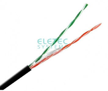 Кабель UTP 5E Eletec 2x2xAWG24, наружный, 305 м, медь