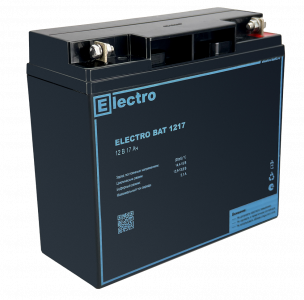 Аккумуляторная батарея 12 В, 17 Ач. ELECTRO BAT 1217