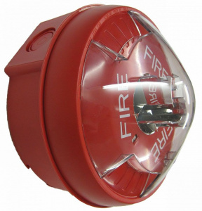 HSRC Оповещатель пожарный комбинированный серии EXCEDER круглый, красный