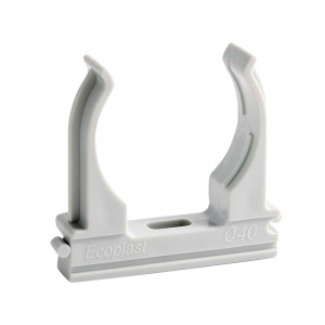 Держатель для труб D25мм (клипса) (50шт/уп)  CF25G  Экопласт 41725-50