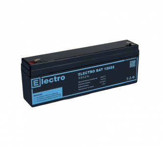 Аккумуляторная батарея 12 В, 2,2 Ач. ELECTRO BAT 12022