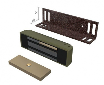 VIZIT ML370-40-50-4 Замок электромагнитный до 370кг,  уголок 40х50мм, толщина уголка 4мм