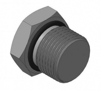 ЗАГЛУШКА-М Заглушка оконечная с резьбой М20х1,5 (оц. сталь)