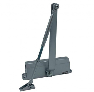 ATEC-D230E-Sl Доводчик дверной до 120 кг, 2-х скоростной, EN5/6, серебро