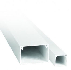 Кабель-канал 80х40 (24м/уп)белый EKF Basic (kk-80-40-basic)